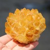 300g Natural Citrine Quartz Geode Phantom Cluster Specimen Ornament Decoration