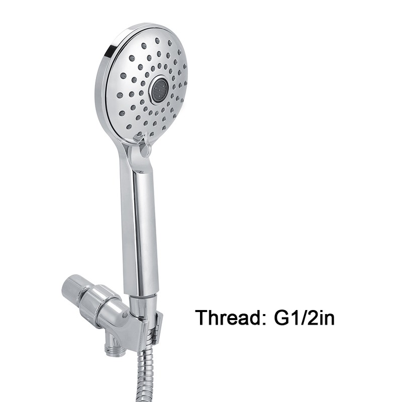 G1/2in Multifunctional Hand Shower Set Water Saving Handheld Shower Head