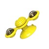 Windmill Cat Toy, Interactive Windmill Kitten Toy for Home (Yellow)