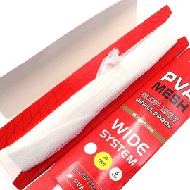 Namvo Slow-Dissolving Water-Soluble PVA Mesh Refill 5 Metres Long Nesting Device Special Bait Net for Fishing(Wide 25mm)