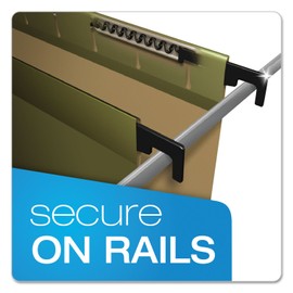 Pendaflex 615215 Hanging Folder, 1/5 Cut Tabs, Letter, 20/BX, Green