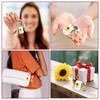 Sunflower Keychain Gifts for Women Girls - Bee Key Chain