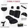 StarknightMT UTV Defender Seat Cover, Waterproof Dustproof Seat Covers Black