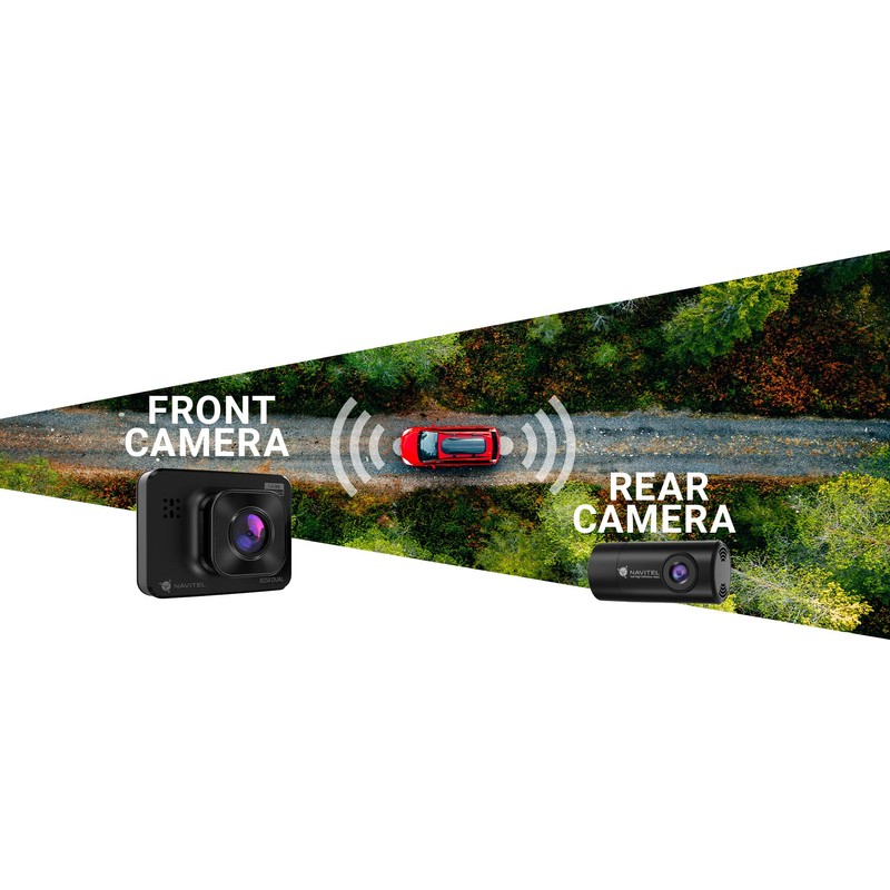 NAVITEL R250 Dual Front & Rear Dashcam | Full HD