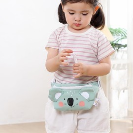 SUNVENO Baby Bum Bag Waist Bag for Children Boys Girls Great Gift for Toddlers in Nursery, Green Koala, cute cartoon