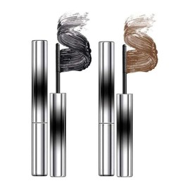 2PC (TK Popular Products) Korean 5D Curling Mascara - Highlights the three-dimensional feel of the eyes, long lasting, metal comb, waterproof and sweatproof, all day makeup, popular product