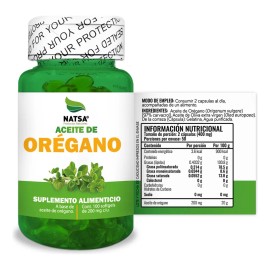 Aceite De Orégano, 100 Cápsulas, Calidad Premium