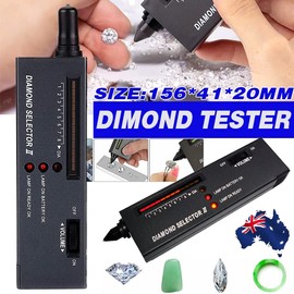 AIMALL High Accuracy Diamond Gemstone Detector, Portable Diamond Tester Pen with LED Indicator, Exquisite Moissanite Diamond Tester for Precision Testing, 6.14"x1.61"x0.79"