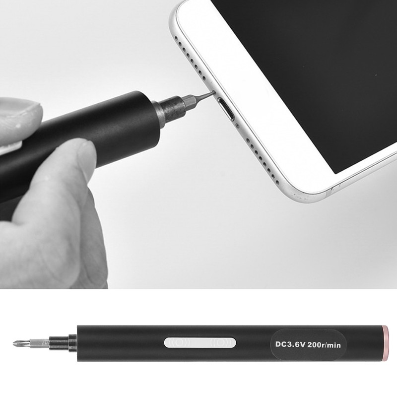 3.6V Rechargeable Lithium Battery Cordless Electric Screwdriver Manual Repairing Tool