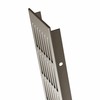 MS Fittings Ventilation Grille Plate 100x 400mm aluminium Various Colours