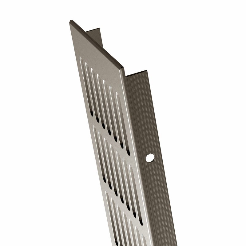 MS Fittings Ventilation Grille Plate 100x 400mm aluminium Various Colours