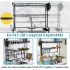 Best i Escurridores De Platos Fregadero 2niveles Ajustable 62-103cm