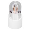 Makeup Brush Holder 360 Degree Rotatable Large Capacity Dustproof Cosmetics