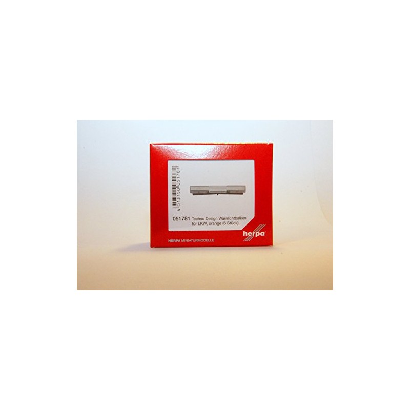 herpa 051781 - Techno-Design Warnlichtbalken für LKW, 6 Stück