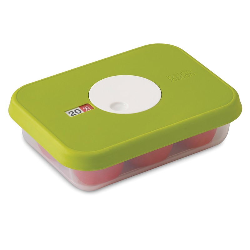 Joseph Joseph Dial Storage Container with Datable Lid, Green, 0.7