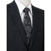 [COLORATA] Carolata Shark Pattern Necktie (100% Silk / Jacquard Woven),