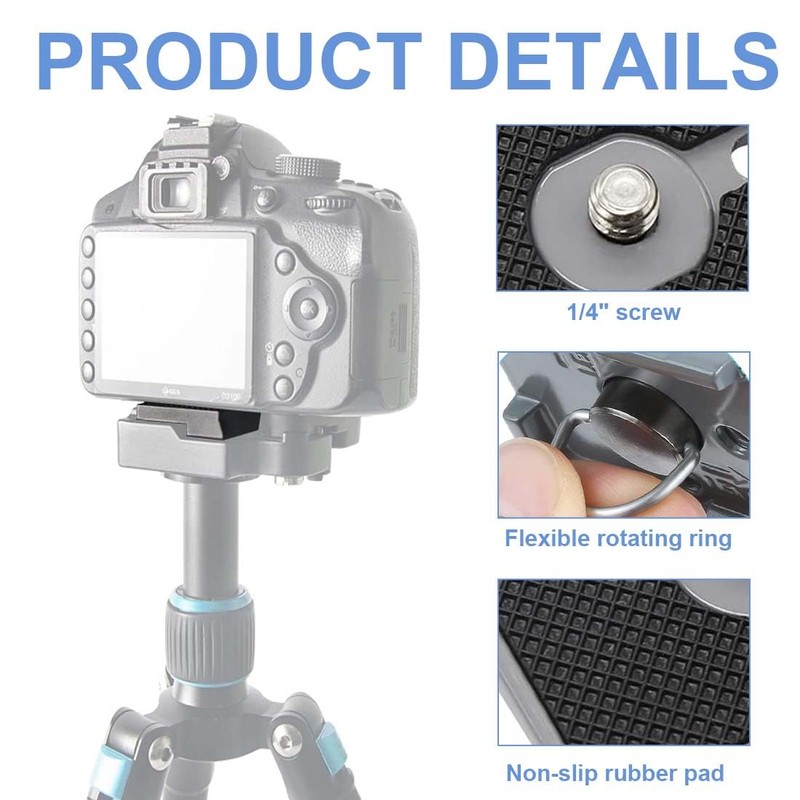 GXGM Quick Release Plate for Manfrotto, Quick Release Plate with