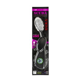 RADIUS Toothbrush Flex Brush, Left Hand, Black/White, BPA Free and ADA Accepted, Designed to Improve Gum Health and Reduce The Risk of Gum Disease