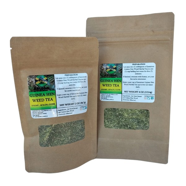 Nalego Jamaican Guinea Hen Weed Herbal Tea - 100% Wildcrafted
