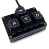 BTXETUEL Mini 4-Key Keypad WASD Arrow Key Keycaps Keyboard One-Handed