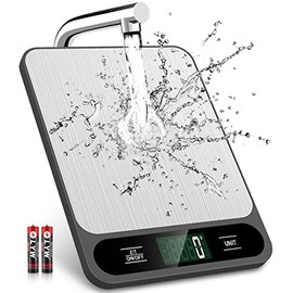 Mik-Nana Food Scale, 10kg/22lb Digital Kitchen Scale Weight Grams and Ounces for Baking Cooking Coffee Package Postage, 6 Units with Tare Function, LC