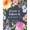 2026-2030 Five Year Monthly Planner: Dream It, Believe It, Achieve