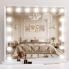 NUSVAN Vanity Mirror with Lights,Makeup Mirror with 17 Dimmable LED