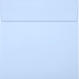 5 1/2 x 5 1/2 Square Envelopes w/Peel & Press - Baby Blue (50 Qty.)