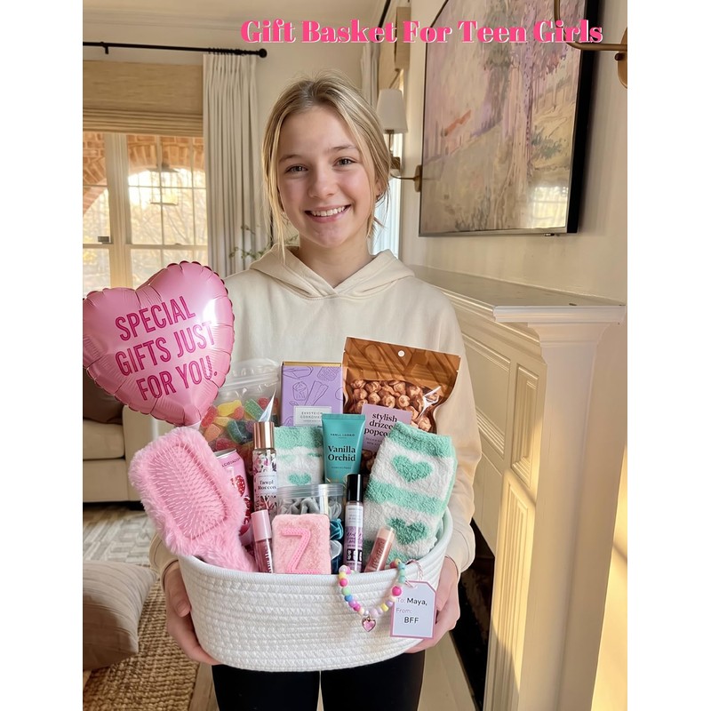 Initial Fluffy Detangler Brush & Compact Mirror, Cute Gifts for