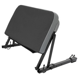 HECASA Universal ATV Backrest Adjustable Foldable Seat Back Cushion Bench Kit