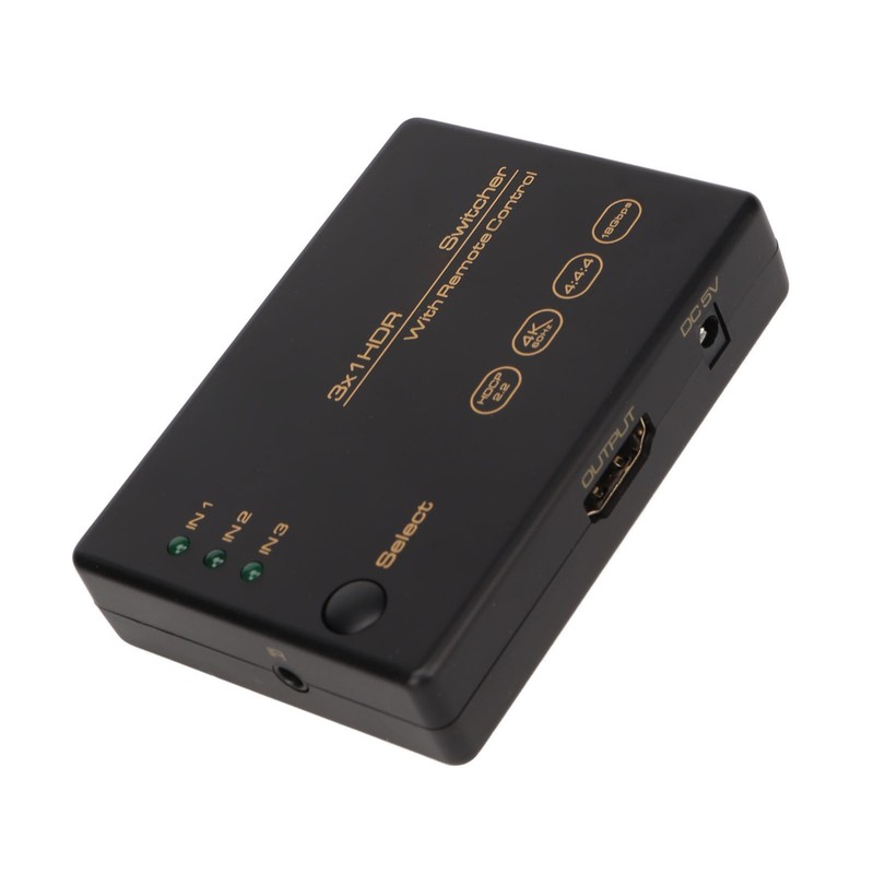 4K HD Switcher 3 in 1 Out 4K 60Hz HDR