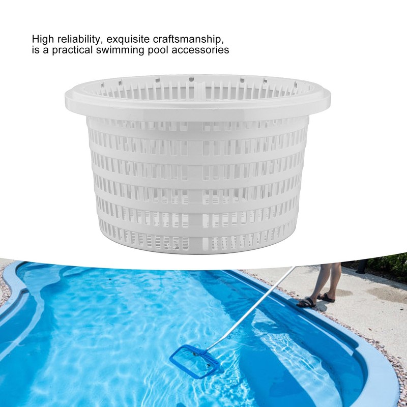 MUNEFE Skimmer Basket, Skimmer Basket with Handle, Automatic Skimmer Filter