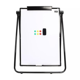 RustyVioum Stand WhiteBoard Magnetic, 40 X 28 Inch Magnetic Dry Erase Board Stand Adjustable Height, Double Sided Foldable Dry Erase Board Kit for Home Office Classroom
