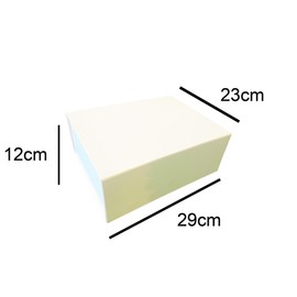 Magnetic Gift Box For Present White Large Gift Box With Ribbon Luxury Gift Box With LId For Birthday Wedding 29x23x12cm