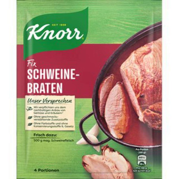 Knorr Fix for Schweinebraten Roast Pork 41g | Pack of 1