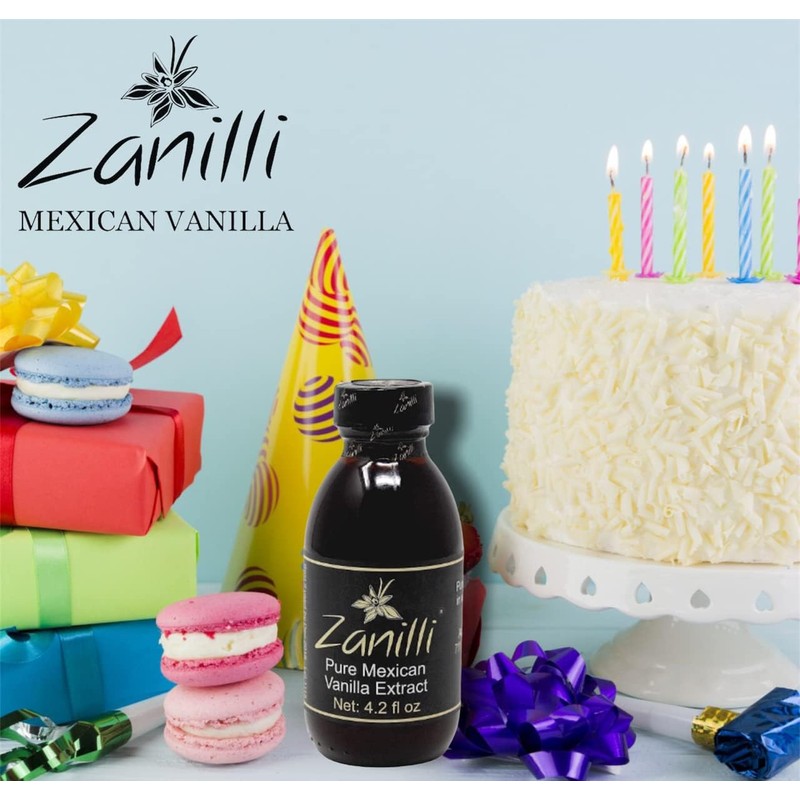 Zanilli Mexican Vanilla Extract - 4.2fl oz - Pure Vanilla