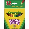 Crayola 68-4112 Colored Pencils, Short, 12-Pack