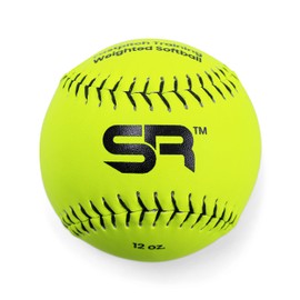 Score It Right - Weighted Training Softballs, 5 Weights (4oz, 5oz, 8oz, 10oz, 12oz), Soft Touch for Skill Improvement - Suitable for All Players, 12-inch (12oz)