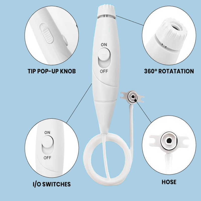 Replacement Hose and Handle Parts for Waterpik Replacement Heads,Compatible with