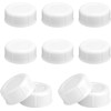 Flyanzebi Narrow Milk Bottle Caps, 10Pcs White, Leak Proof Design,