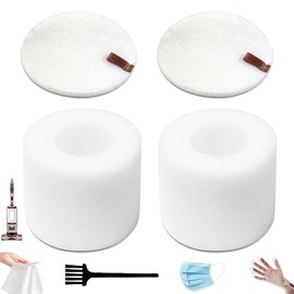 NV650 Replacement Filter Kit for Shark Rotator Powered Lift-Away Vacuum NV650 NV651 NV652 NV751 NV752 AX950 AX951 AX952 - Replaces XFF650 & XHF650 (2-Pack Foam & Felt Filters + Brush)