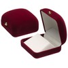 POKOFO Velvet Earrings Storage Box Jewelry Packaging Gift Showcase Display