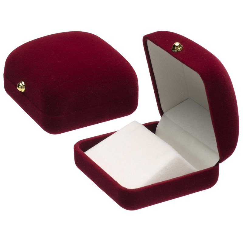 POKOFO Velvet Earrings Storage Box Jewelry Packaging Gift Showcase Display