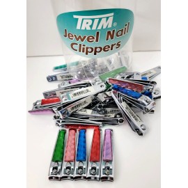 TRIM JEWEL NAIL CLIPPERS Small (1 pack of 36 Nail Clippers)