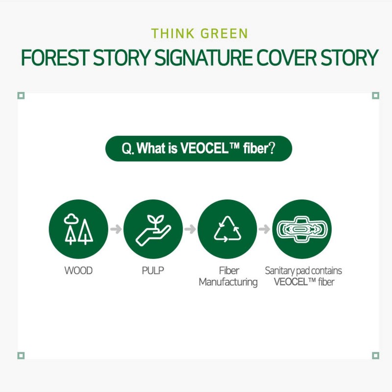 Yejimin VEOCEL Organic Material Eucalyptus Eco-Friendly Vegetable Fibre (Liner Long