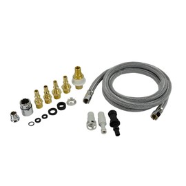 Danco, Inc 10339 Pullout Spray Hose, 10 Piece Adaptor Kit, Gray