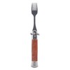 Spring Fork Rosewood Handle Stainless Steel Foldable Spring Fork for