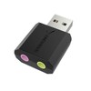 SABRENT USB External Stereo Sound Adapter for Windows and Mac.