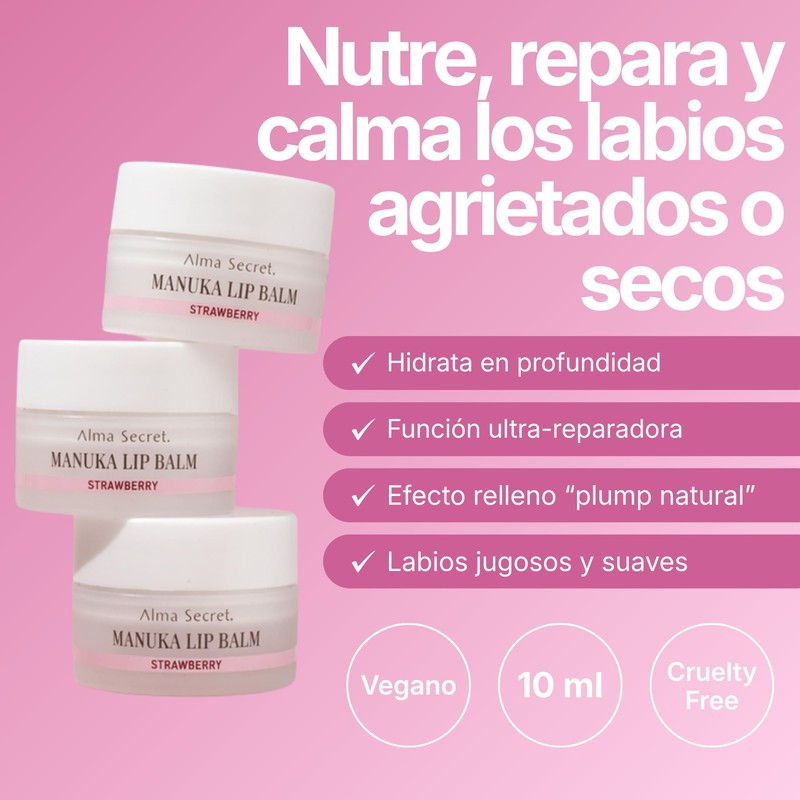 Alma Secret Manuka Inca Inchi & Monel Lip Balm FRESA