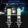 jingfei 4PCS H1 6000K Super White 80W LED Headlight Kit